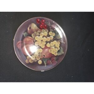 Fruit Pattern Decorative Plate LG Porcelain C. Limoges Dec. A La Main